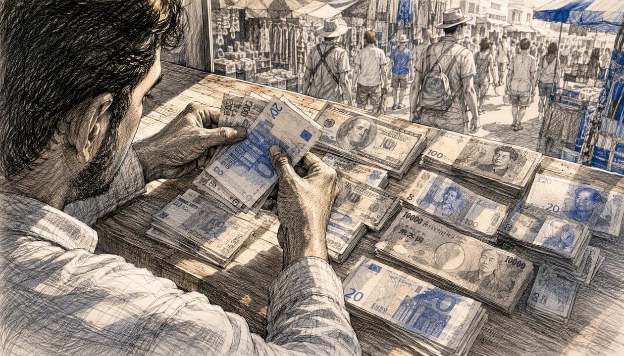 Foreign Currency Inventory Management for Exchange Networks